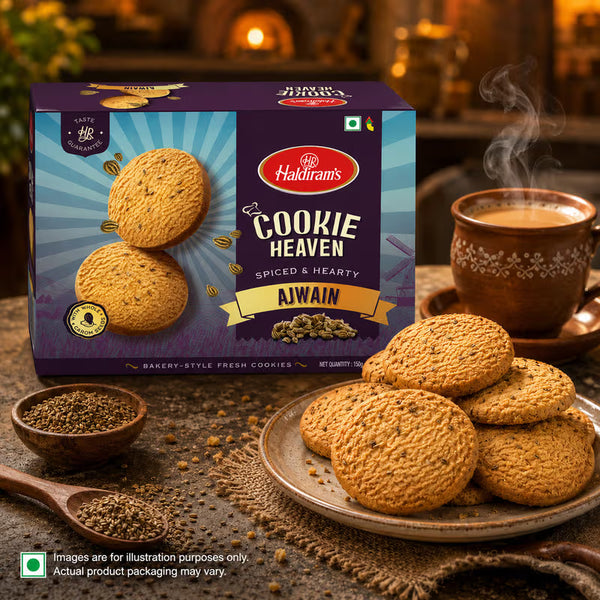 Haldiram's - (Best Before 12/08/26) Ajwain Cookies