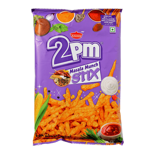 2pm - (Best Before 30/06/26) Masala munch stix - 70g