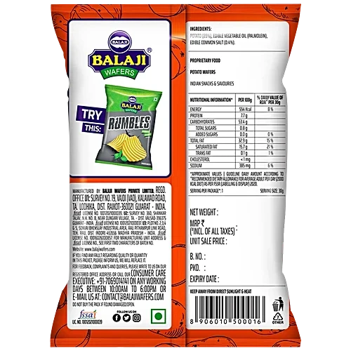 Balaji - (Best Before 05/03/2026) Simply Salted
