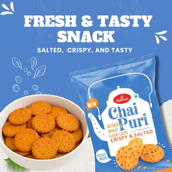 Haldiram's - (Best Before 26/06/26) Chai Puri Crackers