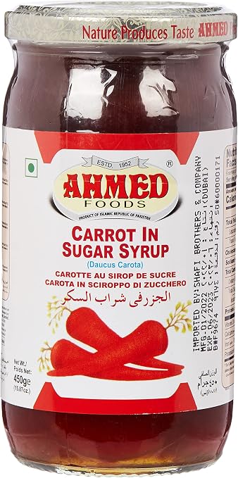 Ahmed - (Best Before 31/07/26) Carrot in sugar Syrup