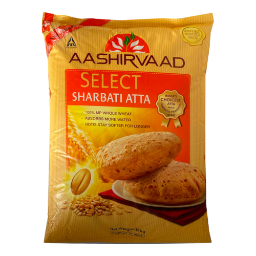 Aashirvaad - Select Sharbati Atta Flour (Export Pack) - 10kg