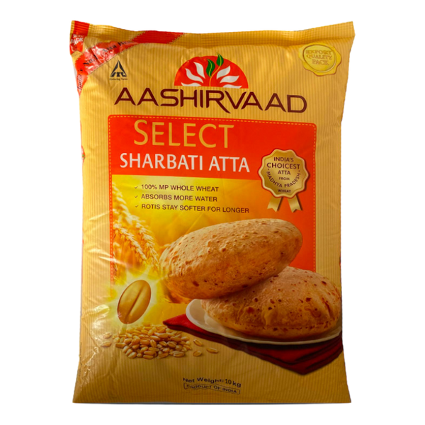 Aashirvaad - Select Sharbati Atta Flour (Export Pack) - 10kg