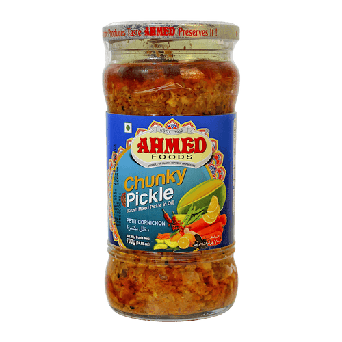 Ahmed - Crush mixed Pickle in oil (Chunky Pickle) - 700g