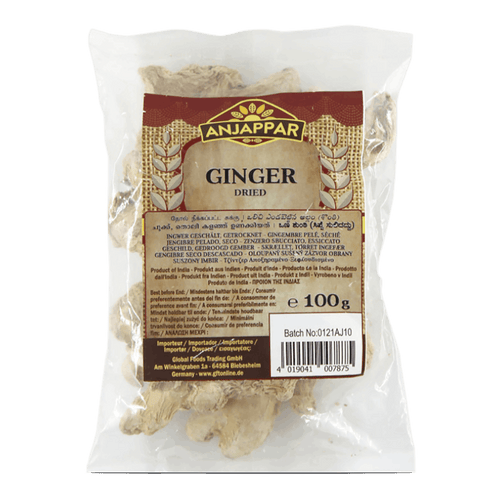 Anjappar - Peeled Dried Ginger - 100g