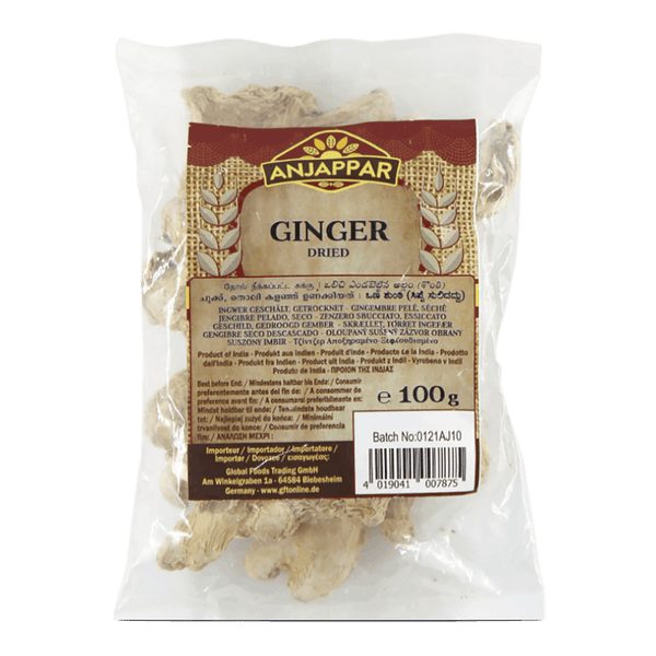Anjappar - Peeled Dried Ginger - 100g