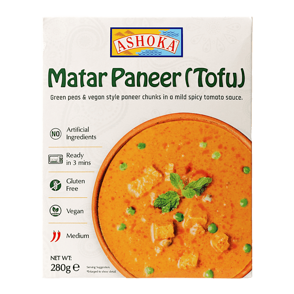 Ashoka - Matar Paneer (Tofu) RTE - 250g