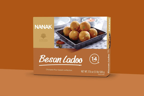 Nanak - (Frozen) Besan Ladoo (14 Pieces)