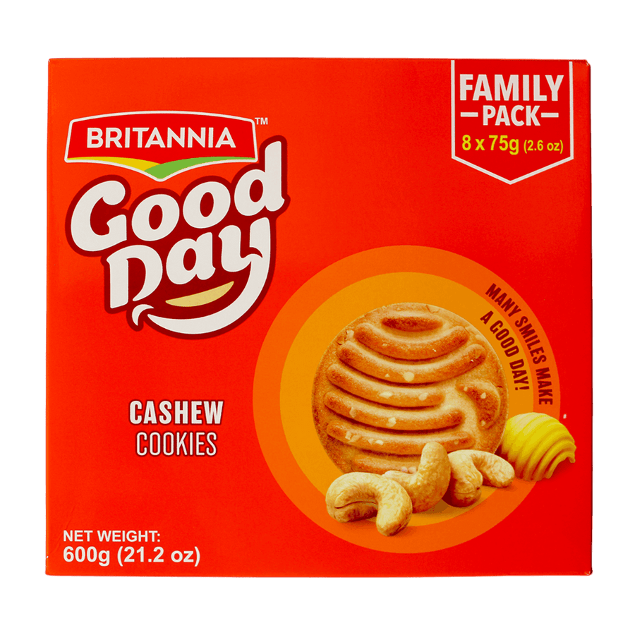 Britannia - (8 x75g) Good Day Cashew Biscuits