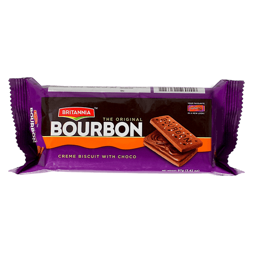 Britannia - Bourbon Biscuits (cream biscuits with choco) - 390g