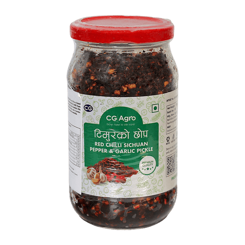CG - Agro Red Chilli Sichuan Pepper & Garlic Pickle - 250g