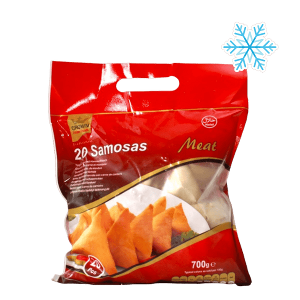 Crown - (Frozen) Samosa Lamb 20 Pieces Halal - 700g