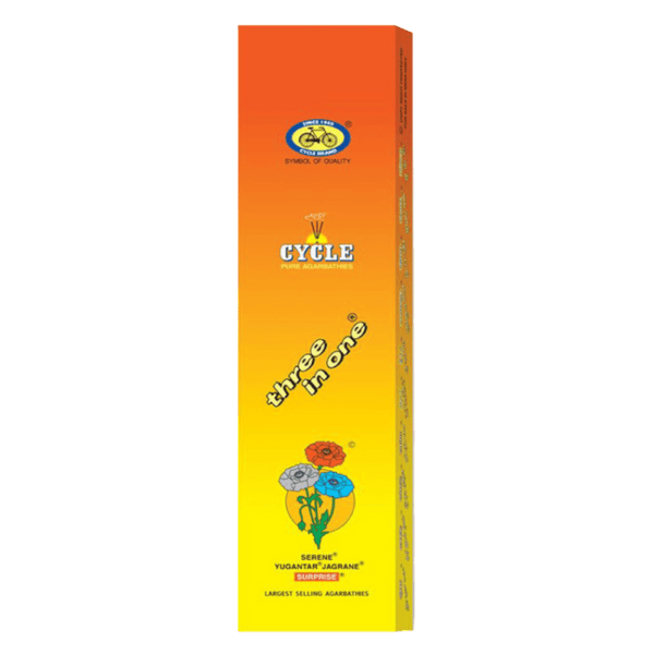 Cycle - Agarbatti Incense Sticks 3-in-1 (21 sticks) - Standard