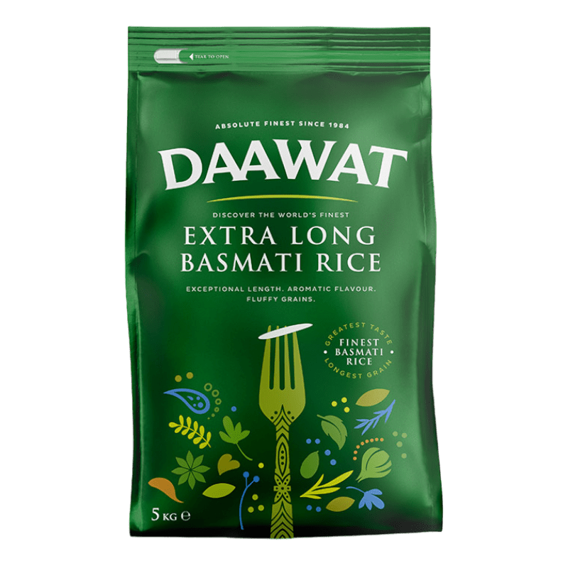 Daawat - 5kg + 500g Extra Basmati Rice Extra Long