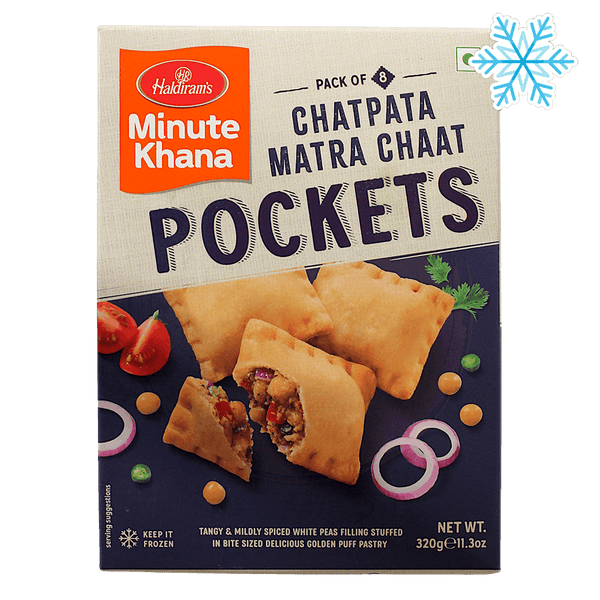 Haldiram - (Frozen) Chatpata Matra Chaat Pockets (8 Pieces) - 320g