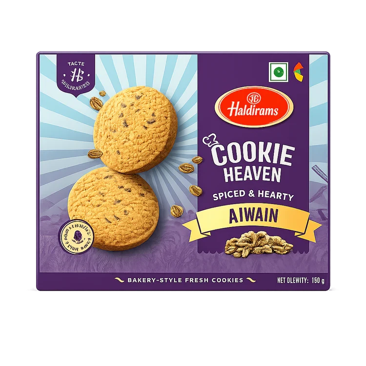 Haldiram's - (Best Before 12/08/26) Ajwain Cookies