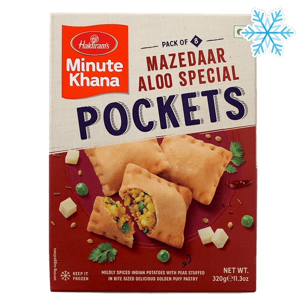 Haldiram's - (Frozen) Mazedaar Aloo Special Pockets (8 Pieces) - 320g