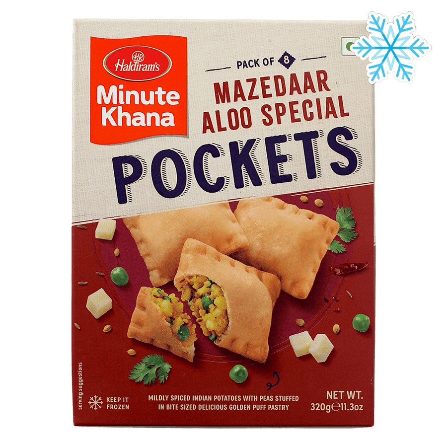 Haldiram's - (Frozen) Mazedaar Aloo Special Pockets (8 Pieces)