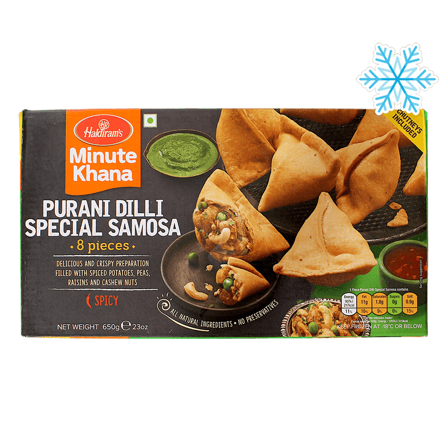 Haldiram's - (Frozen) Purani Dilli Special Samosa (8 pieces)
