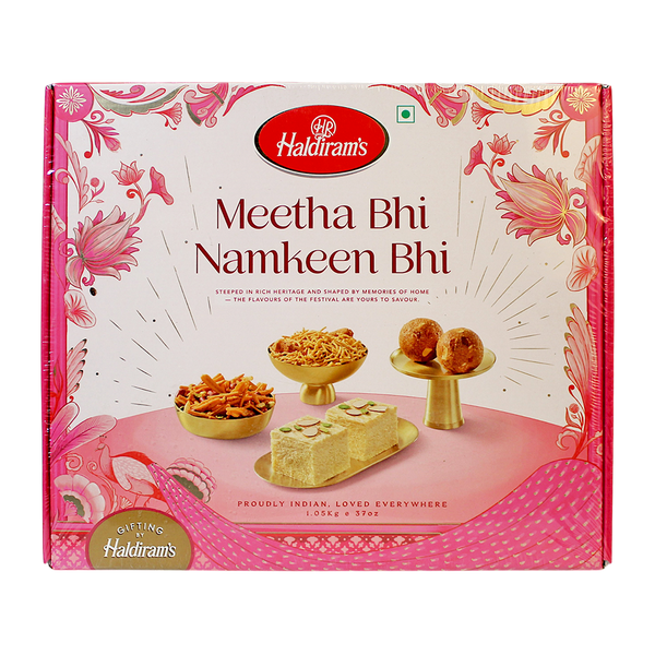 Haldiram's - GiftBox Meetha Bhi / Namkeen Bhi - 1.05kg
