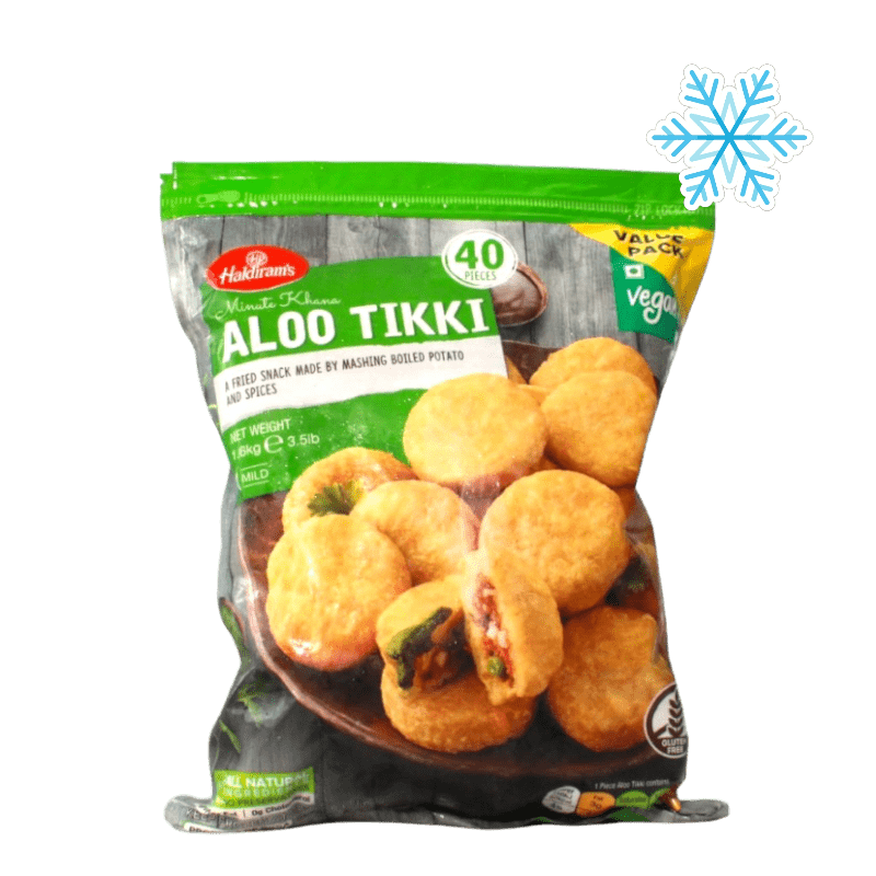 Haldiram's - (Frozen) Minute Khana Aloo Tikki (Vegan) 40 Pieces