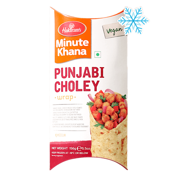 Haldiram's - (Frozen) Punjabi Choley Wrap (Vegan) - 156g