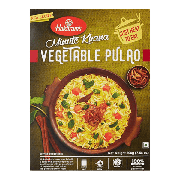 Haldiram's - Vegetable Pulao RTE - 200g