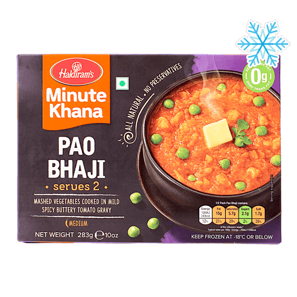 Haldiram's - (Frozen) Pao Bhaji 2 Serves (medium) - 283g