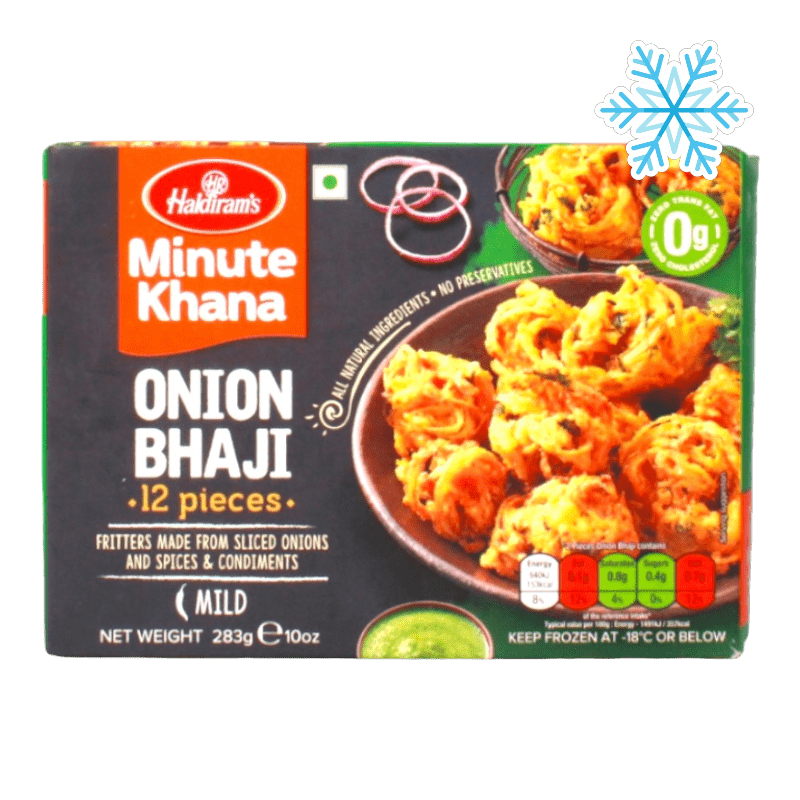 Haldiram's - (Frozen) Minute Khana Onion Bhaji (Mild) 12 Pieces