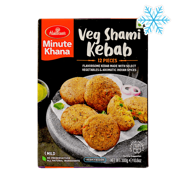 Haldiram's - (Frozen) Veg Shami Kebab 12 Pieces (Medium) - 300g