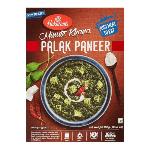Haldiram's - Palak Paneer (ready-to-eat with tofu) RTE - 300g