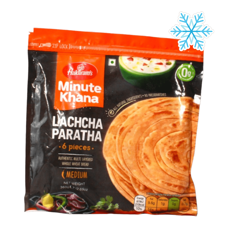 Haldiram's - (Frozen) Minute Khana Lachcha Paratha (Medium) 6 Pieces
