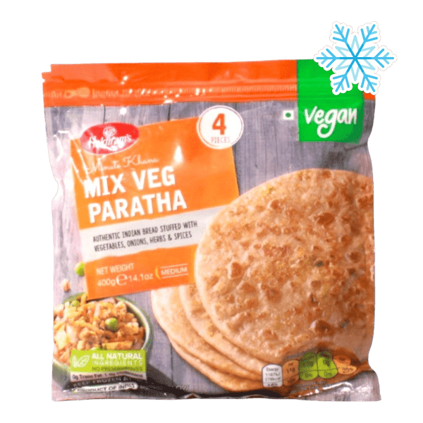 Haldiram's - (Frozen) Minute Khana mix Paratha 4 Pieces - 400g