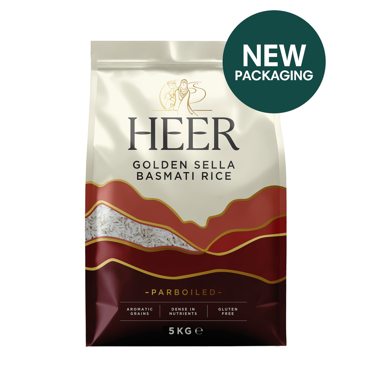 Heer - 5kg Golden sella basmati rice (parboiled)