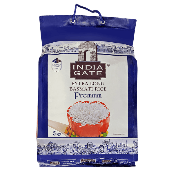 India - Gate Basmati Rice Premium Extra Long - 5kg