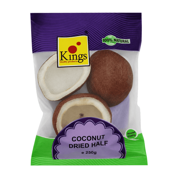 Kings - Dried Coconut Halves - 250g