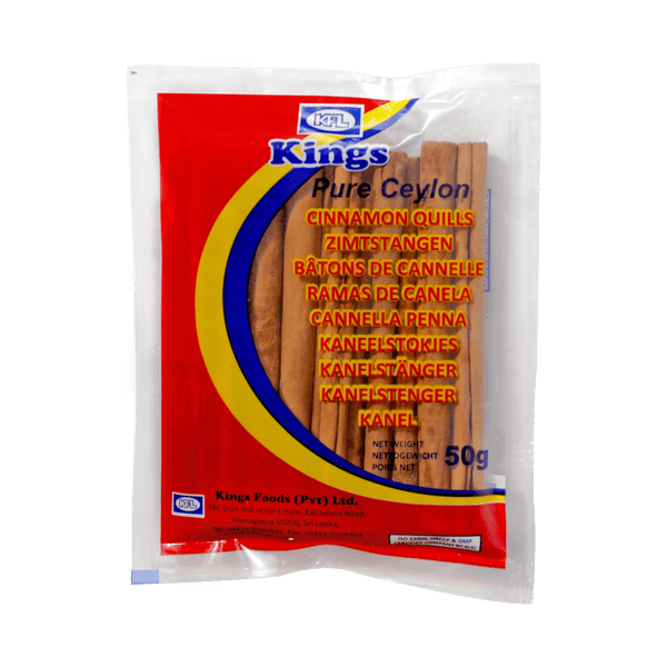 Kings - Pure Ceylon (Cinnamon Quills) - 50g