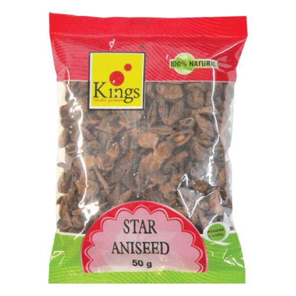 Kings - Star Anise Seeds (Chakra Phool) - 50g