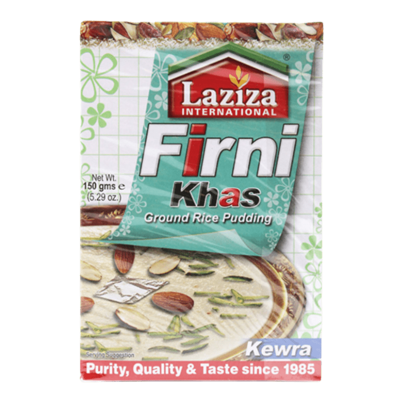Laziza - Firni Khas (Rice pudding with Kewra Flower Water)