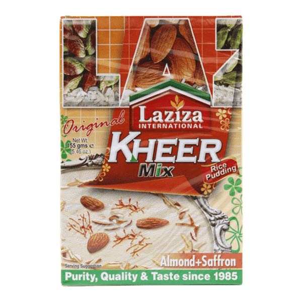 Laziza - Kheer Rice Pudding Mix with Almonds & Saffron - 155g