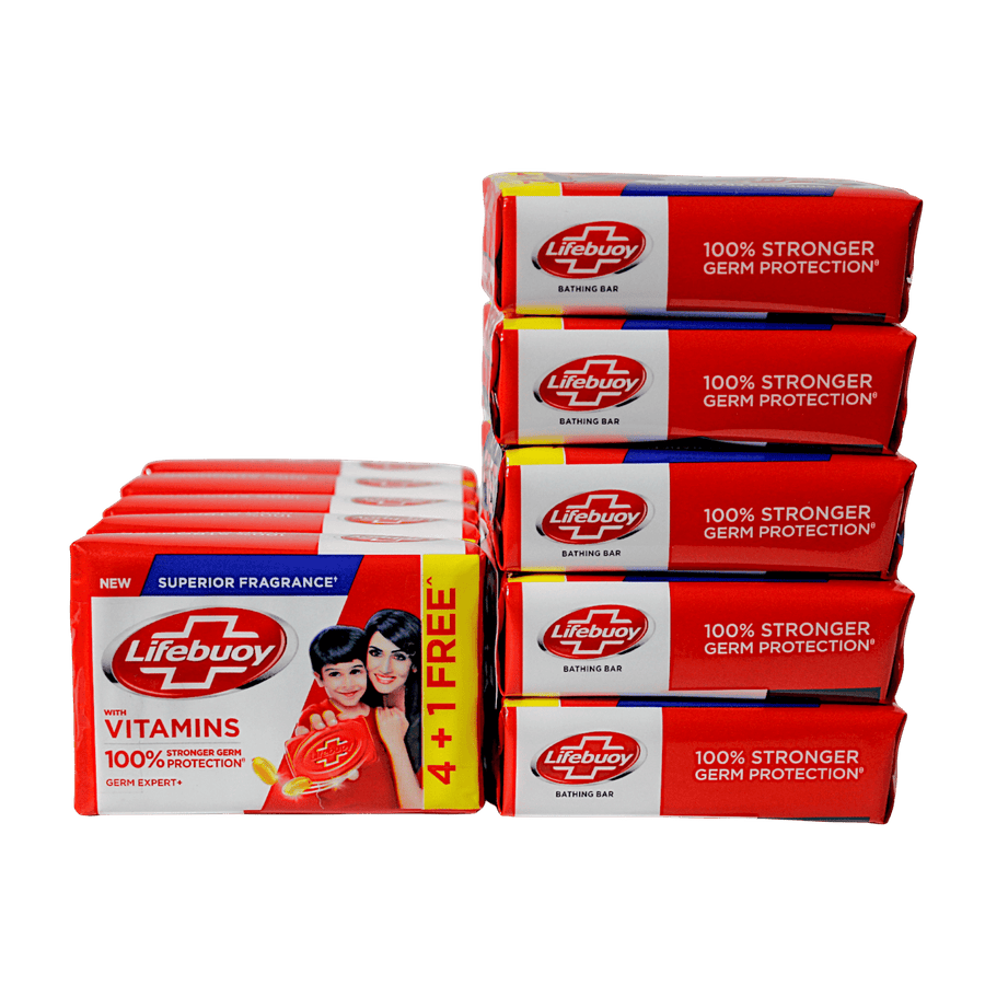 Lifebuoy - Soap (Pack 4 + 1)