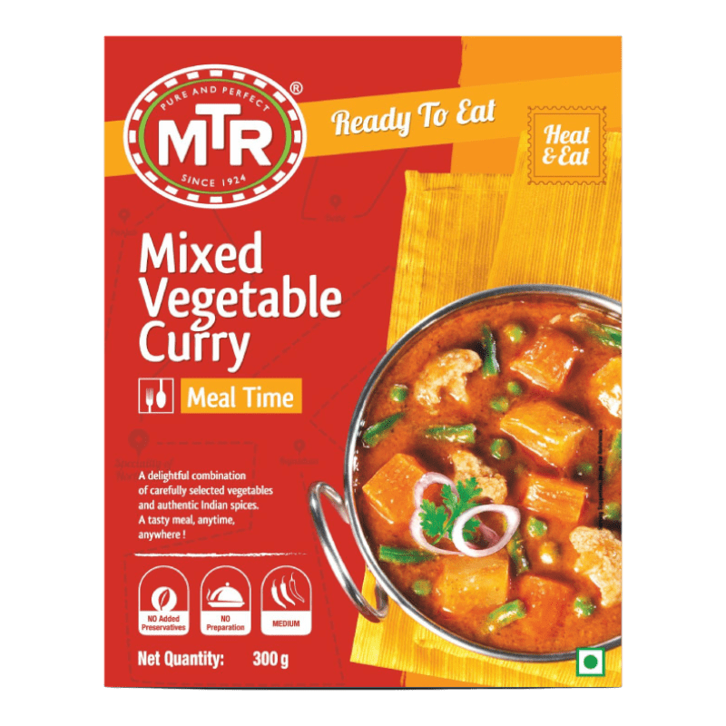 MTR - mixed Vegetable Curry RTE