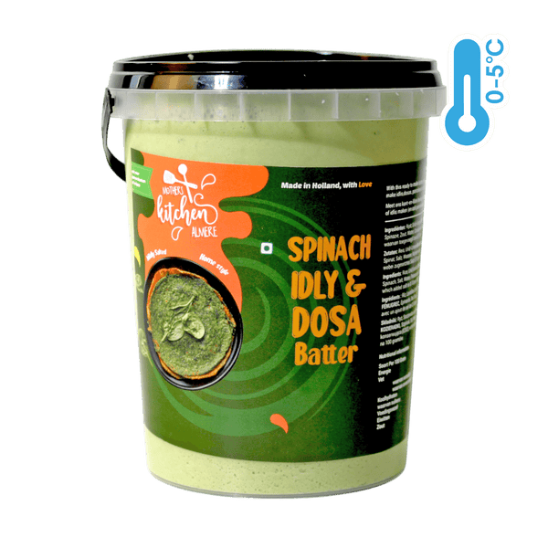 Mothers Kitchen - 1l Spinach Idly & Dosa Batter - Standard