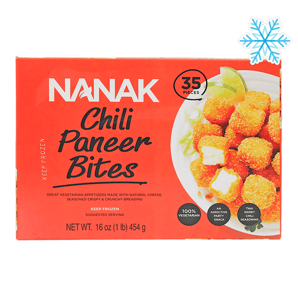 Nanak - (Frozen) Chilli Paneer Bites (35 Pieces) - 454g