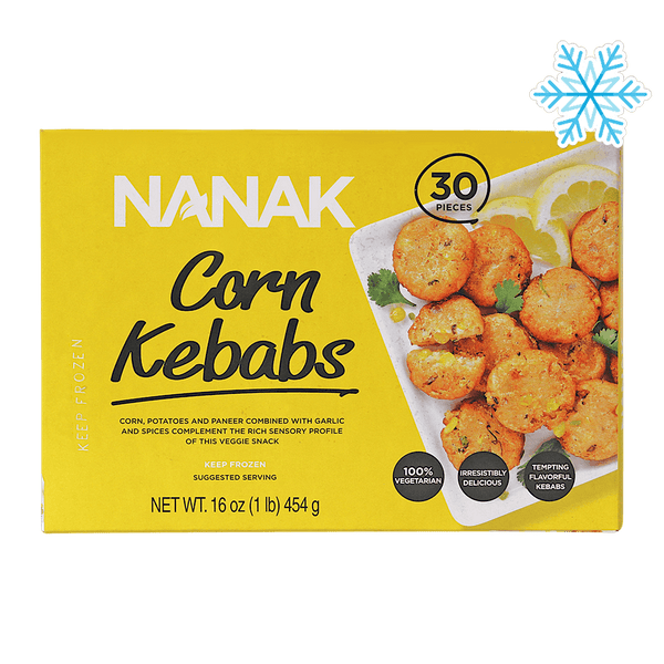 Nanak - (Frozen) Corn Kebab (30 Pieces) - 454g