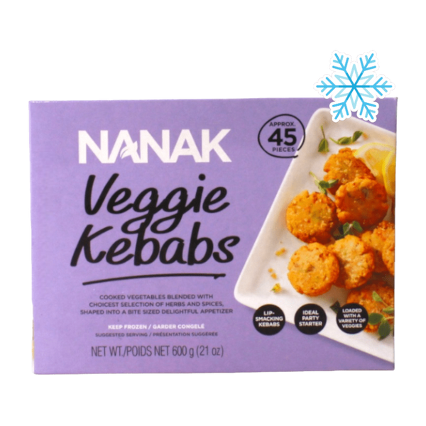 Nanak - (Frozen) Veggie Kebabs 45 Pieces Approx. - 600g