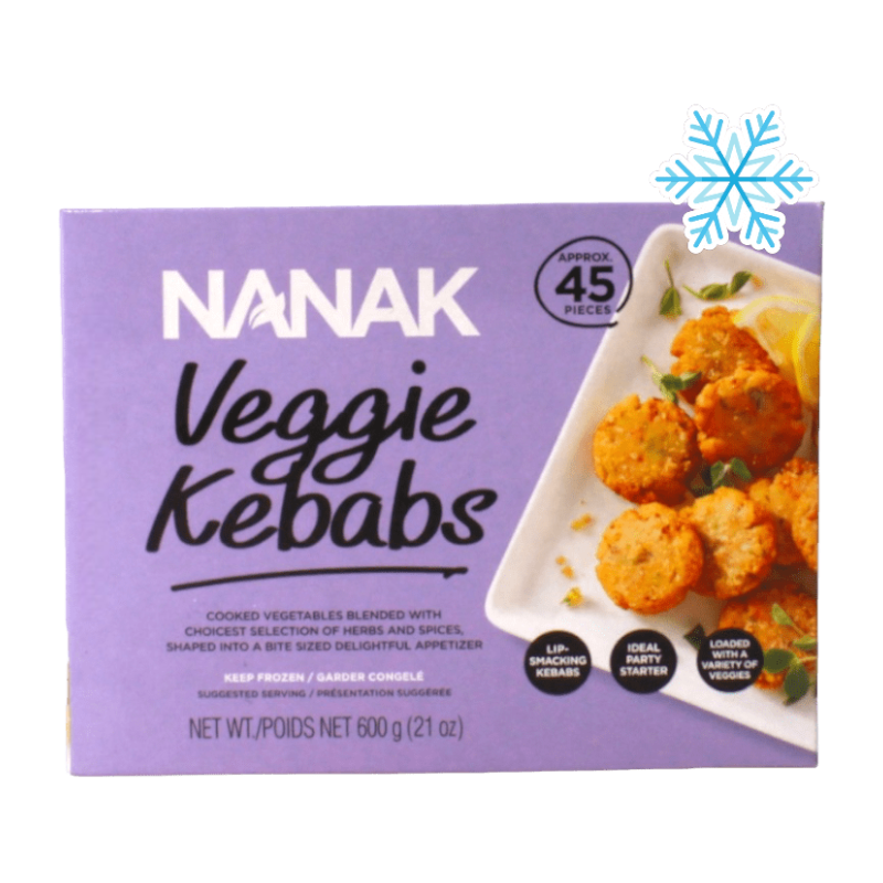 Nanak - (Frozen) Veggie Kebabs 45 Pieces Approx.