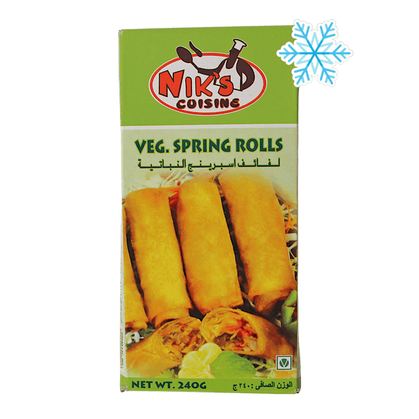 Nik's - Cuisine (Frozen) Veg Spring Roll - 240g