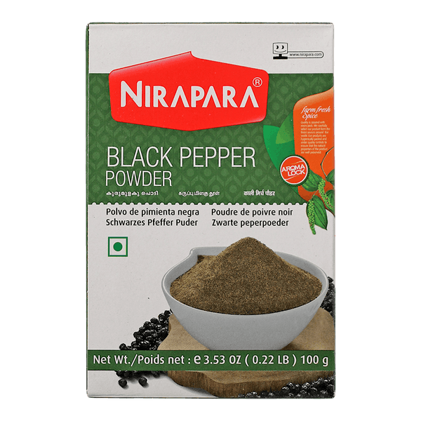 Nirapara - (Best Before 31/08/26) Black Pepper Powder - 100g