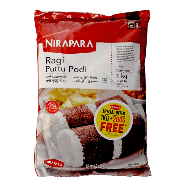 Nirapara - Ragi Puttu Podi - 1Kg